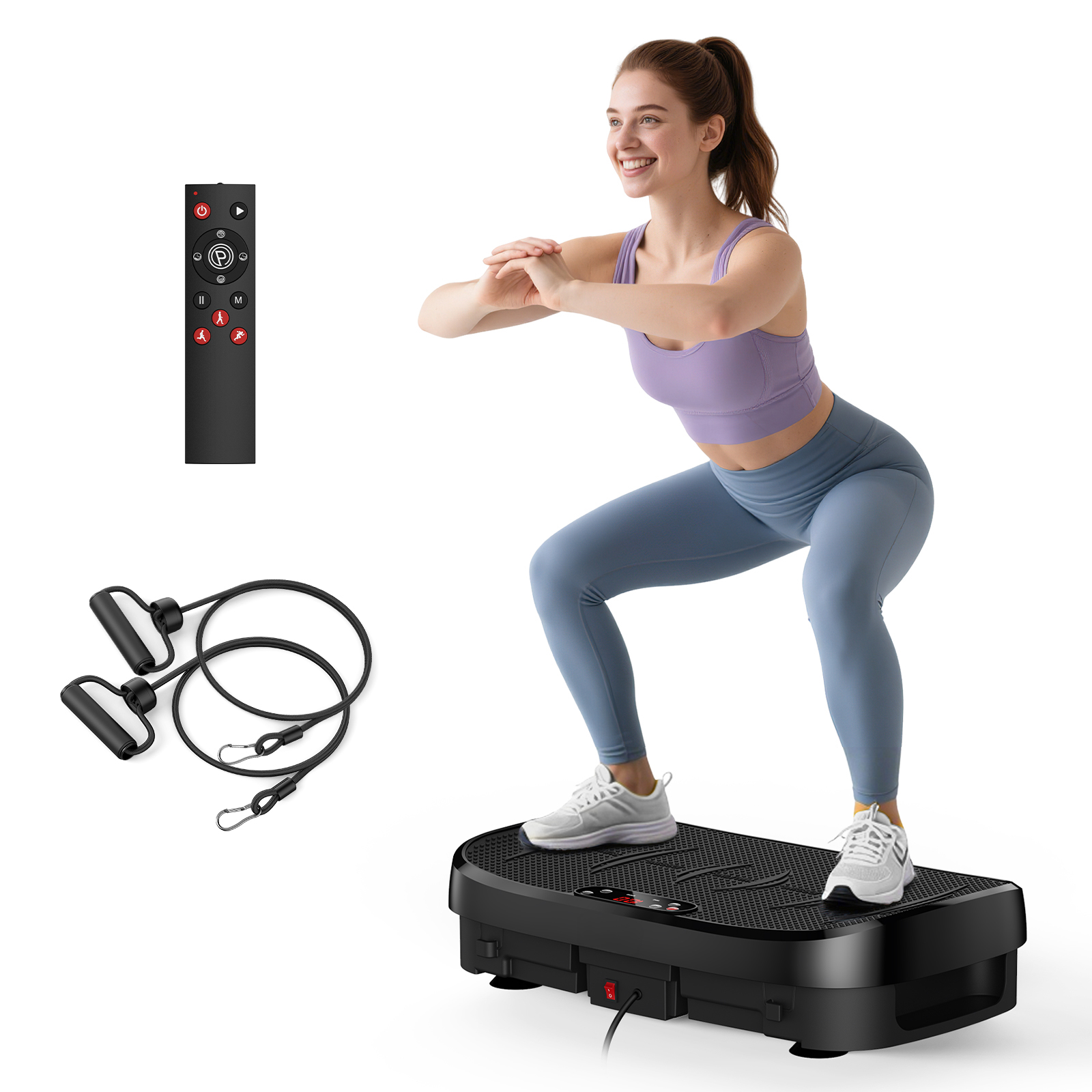 Home Gym Rig - Plateforme vibrante pour brûler les graisses,