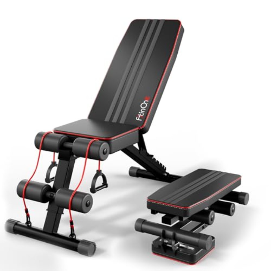 Home Gym Weight Bench - Banc de musculation pliable réglable pour