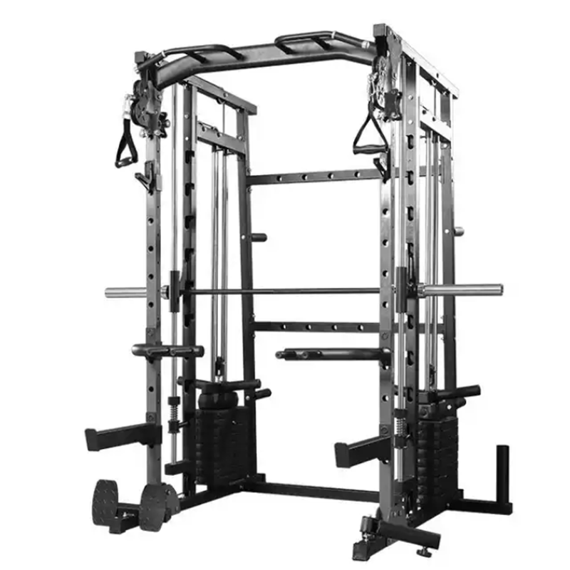 Home Gym Cable Machine - Machine Smith tout-en-un robuste pour un