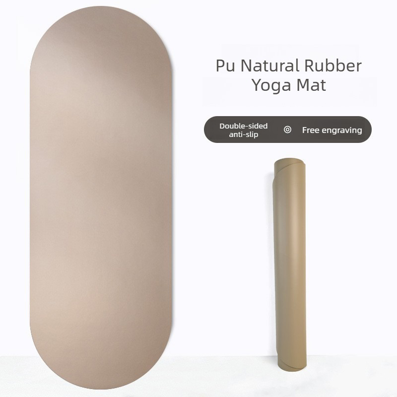 Home Gym Rubber Flooring - Tapis de yoga ovale en caoutchouc