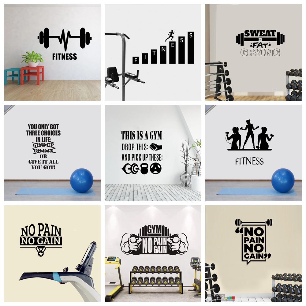 Home Gym Aesthetic - Autocollant mural de la culture Dean