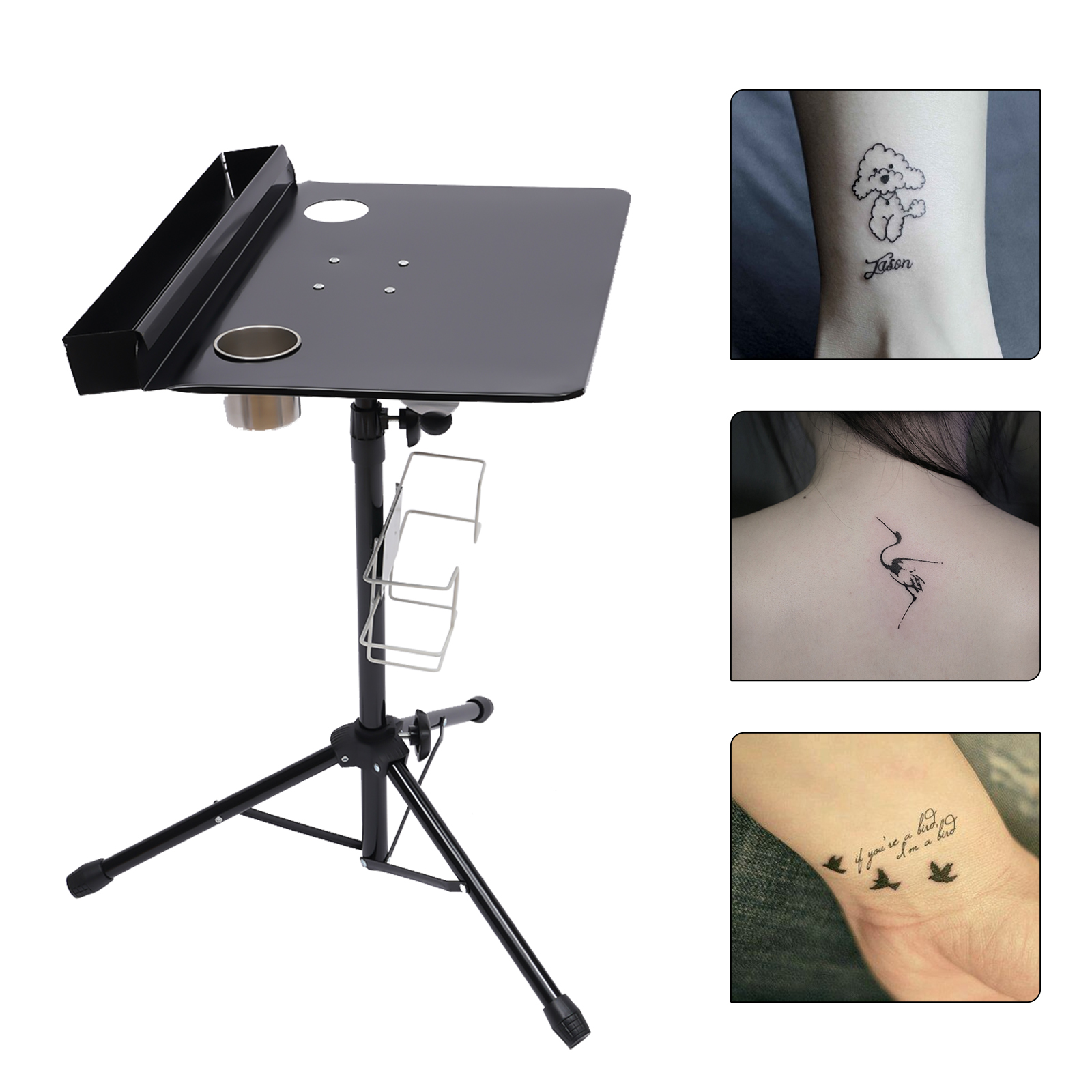 Adjustable Weight Bench - Station de travail portable pour tatouage,