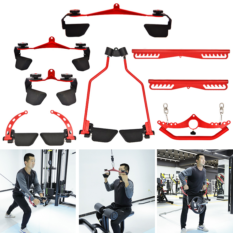 Home Gym Cable Machine - Barre de traction réglable pour Fitness,
