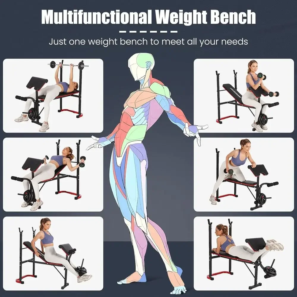 Banc de musculation réglable 8 - Home Gym Weight Bench avis et prix