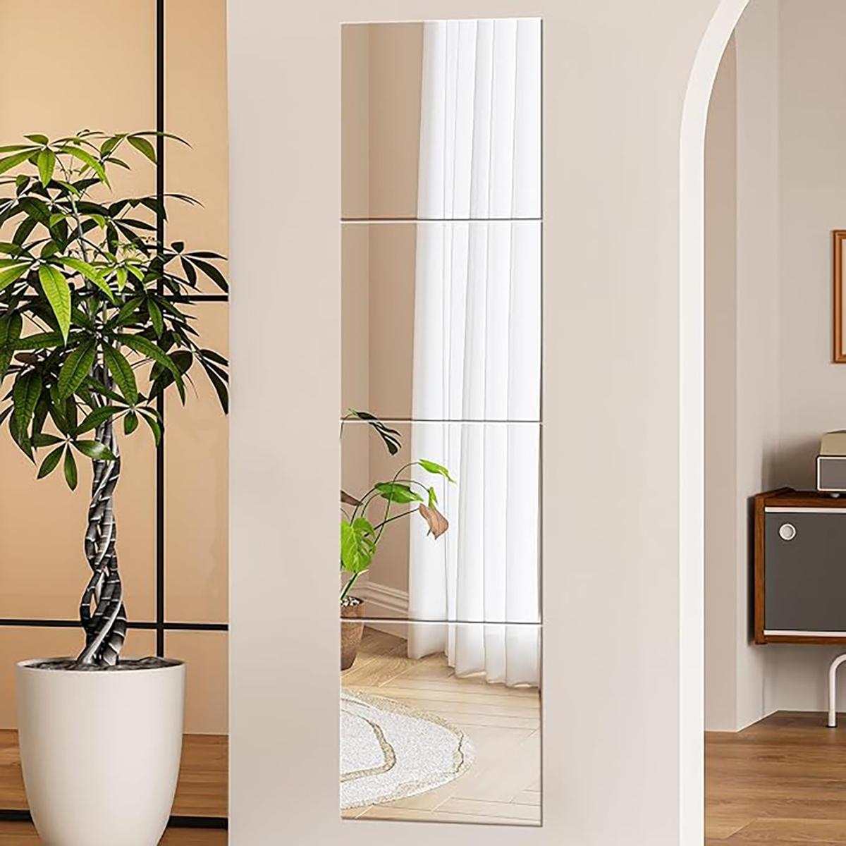 4 autocollants muraux en miroi - Home Gym Aesthetic avis et prix