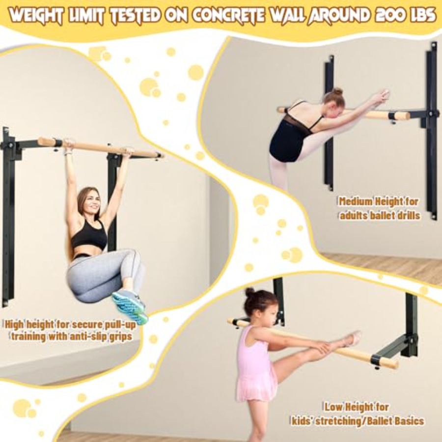 Barre de danse murale réglable - Home Gym Wall avis et prix