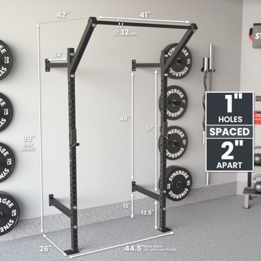 Rack de squat mural pour usage - Home Gym Wall avis et prix