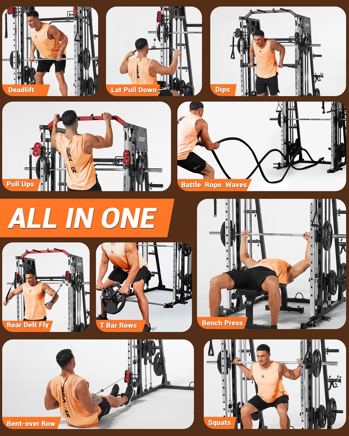 Machine Smith Tout-en-un pour  - Home Gym One Machine avis et prix