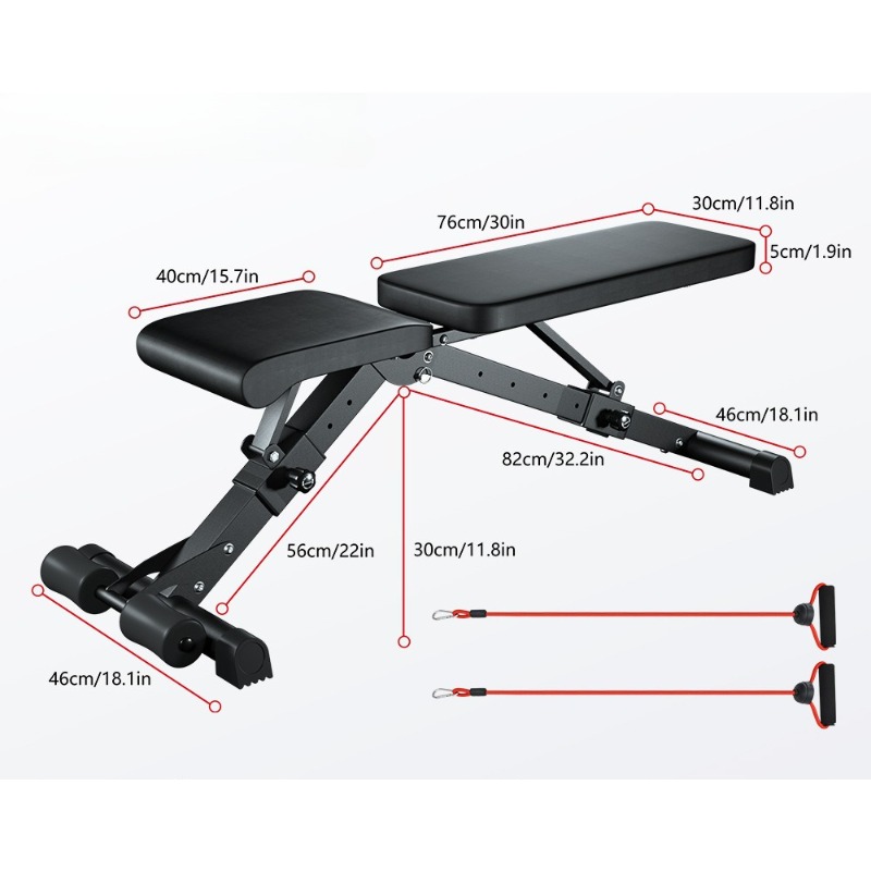 Banc d'haltères de gymnastique - Adjustable Weight Bench avis et prix