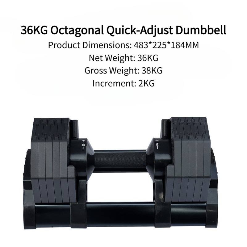 Haltères octogonaux à réglage  - Home Gym Recommendations avis et prix