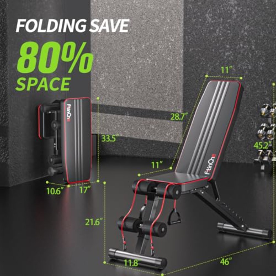Banc de musculation pliable ré - Home Gym Weight Bench avis et prix