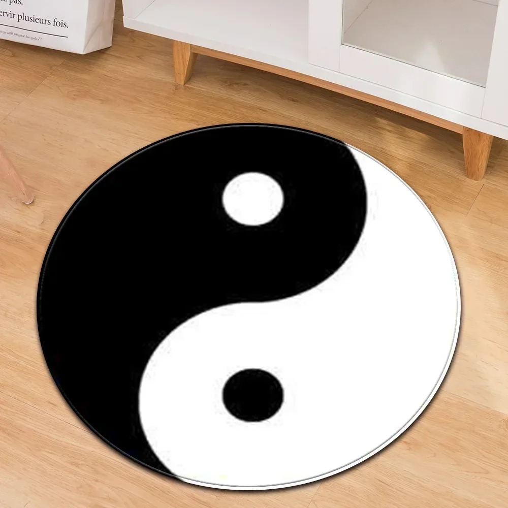 Yin Yang Taiji tapis rond fleu - Home Gym Aesthetic avis et prix
