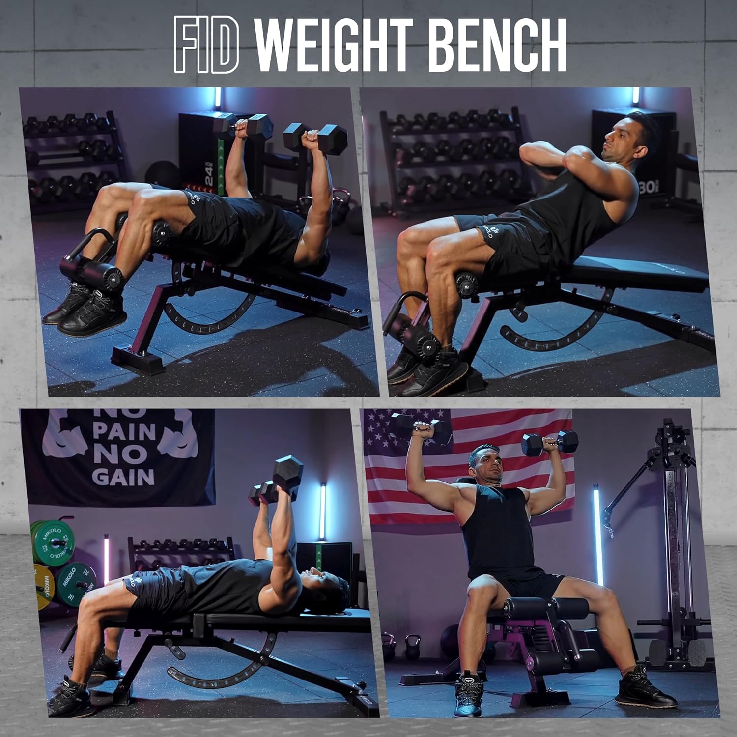 Banc de musculation pour la ma - Adjustable Weight Bench avis et prix