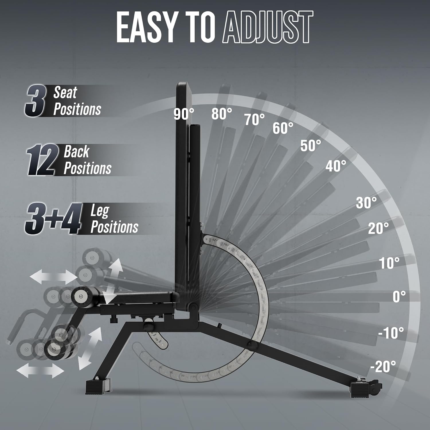 Banc de musculation pour la ma - Adjustable Weight Bench avis et prix