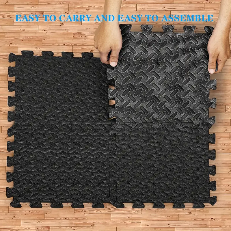 Tapis de Fitness Puzzle 20 piè - Home Gym Rubber Flooring avis et prix