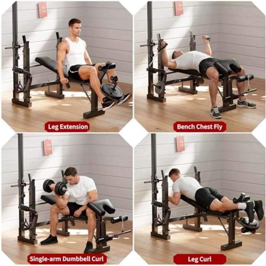 Ensemble banc de musculation p - Home Gym Weight Bench avis et prix