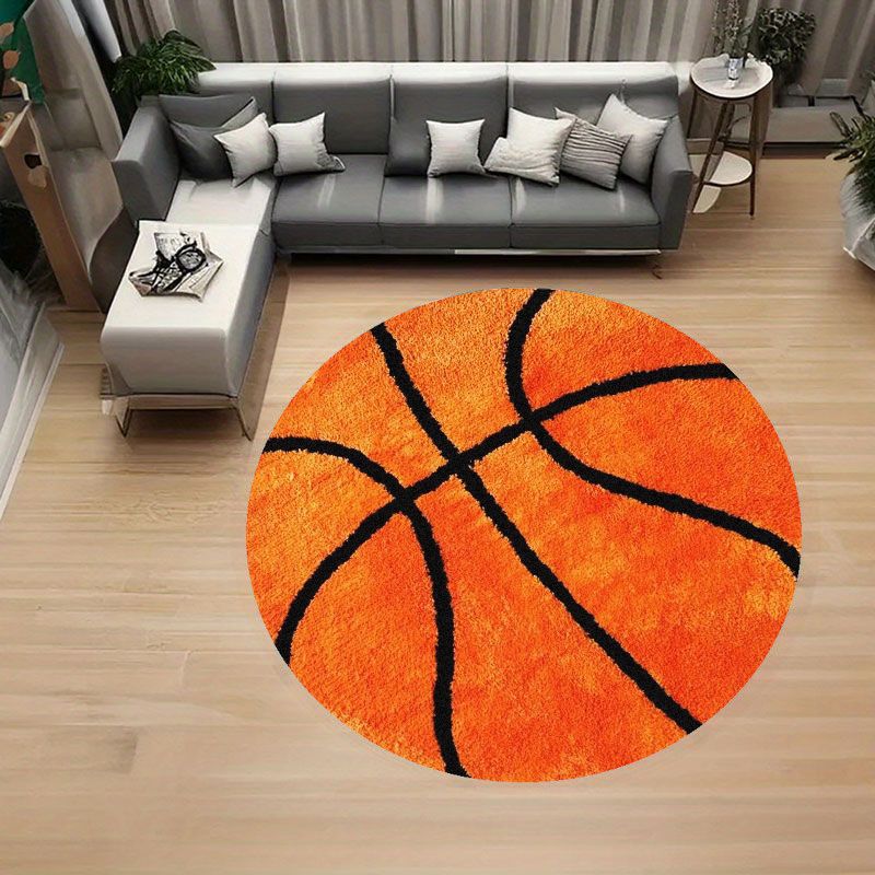 Tapis rond à motif de basket-b - Home Gym Aesthetic avis et prix